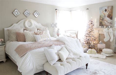Discover bedroom ideas and design inspiration from a variety of bedrooms, including color, decor a modern sanctuary comprised of a media room, master bedroom, walk in closet, master bath and. Home For Christmas - A Blush Pink Bedroom - Styled With Lace