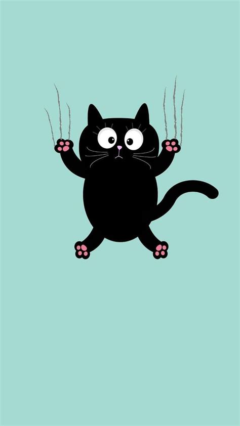 Black Cat Cartoon Wallpapers Top Free Black Cat Cartoon Backgrounds Wallpaperaccess