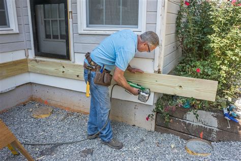 How To Build A Deck Attaching The Ledger Board