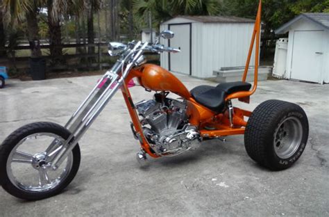 Harley Davidson Sportster Custom Trike Chopper No Reserve Auction You