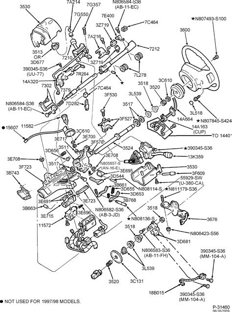 1990 Ford F150 Steering Column Diagram