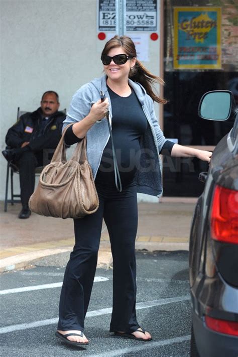 Pictures Of Pregnant Tiffany Amber Thiessen Shopping Popsugar Celebrity