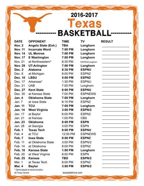 2017 Ut Football Schedule Printable Printable Word Searches