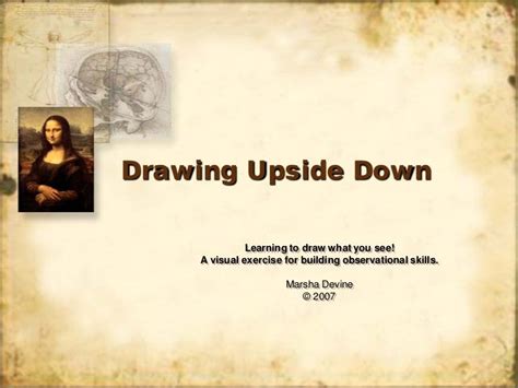 Fine Arts Helpful Information About Drawing Upside Down And Its