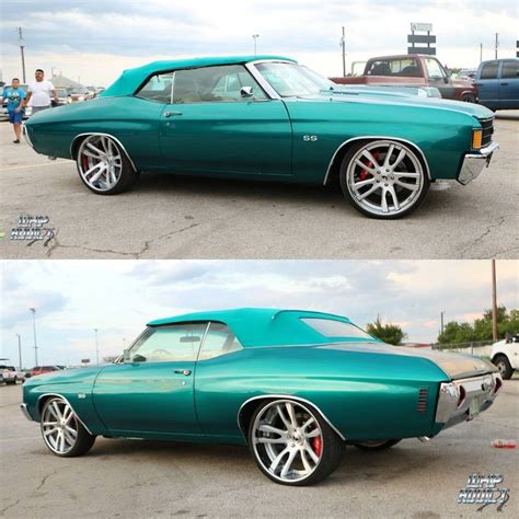 72 Chevelle Becausess Convertible Concave Wheels