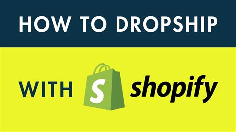 How To Dropship With Shopify 2022 — Simple Guide Youtube