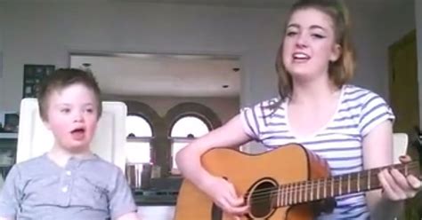 Adorable Duet Of Sister And Brother With Downs Syndrome Will Melt Your