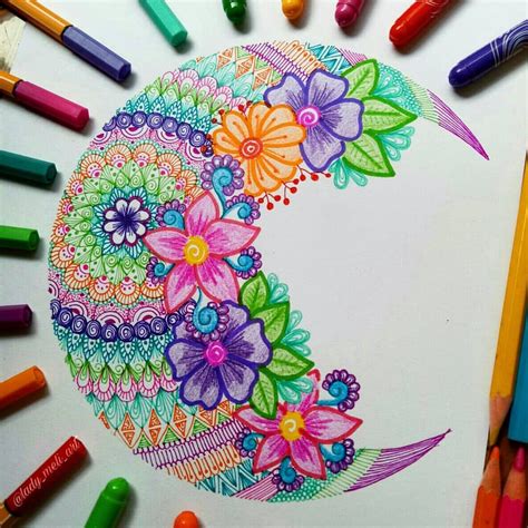 Likes Comments Mandalas Zentangles Doodles Lady Meli Art On Instagram