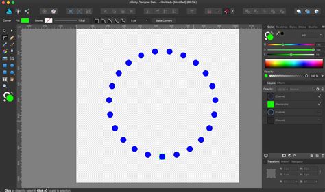 Evenly Spaced Circles Placed Around A Circle Affinity Photo Affinity