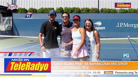 Alex Eala Gumawa Ng Kasaysayan Bilang Pinay Na Napanalunan Ang Junior Grand Slam Singles Title