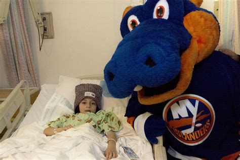 The team plays its home games at nassau coliseum. NY Islanders & Love Your Melon Visit Pediatric Patients | Maimonides