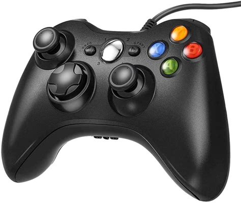 Xbox 360 Wired Controller Usb Gamepad For Microsoft Xbox 360 Slim Pc Black Generations The