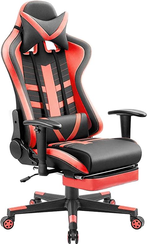 Homall Gaming Chair Ergonomic High Back Racing Chair Pu Leather Bucket Seatcomputer Swivel
