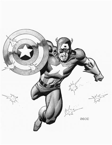 CAPTAIN AMERICA By Mike Zeck In Brendon And Brian Fraim S Our