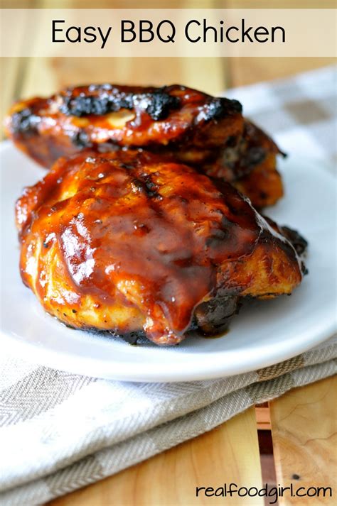Here's the best recipe for grilling perfect bbq chicken for summer gatherings and cookouts. Easy BBQ Chicken on the Grill
