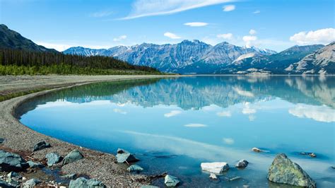 Fondos De Pantalla Lago Paisaje Naturaleza Yukon Canadá Agua