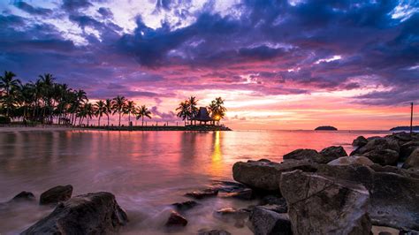 Thailand Beach Sunset Scenes Desktop Wallpapers 4k Hd Thailand Beach
