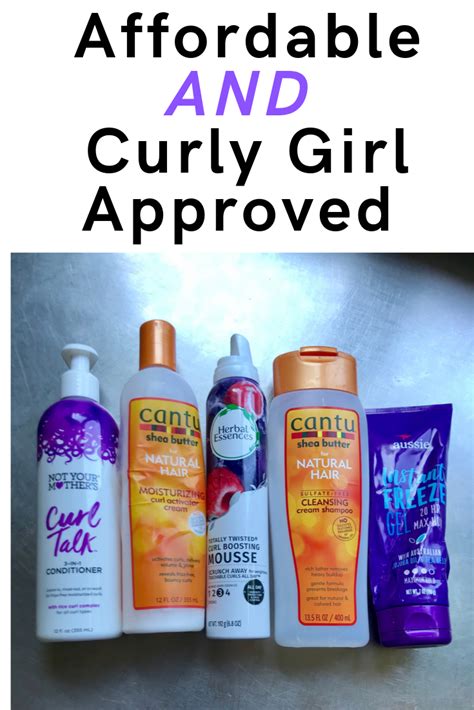 The Best Affordable Curly Girl Method Products • Mid Century Mom