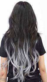Pictures of Black To Silver Ombre Hair