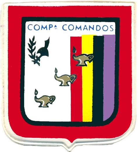 Dístico Companhia Comandos Guiné Forças Especiais