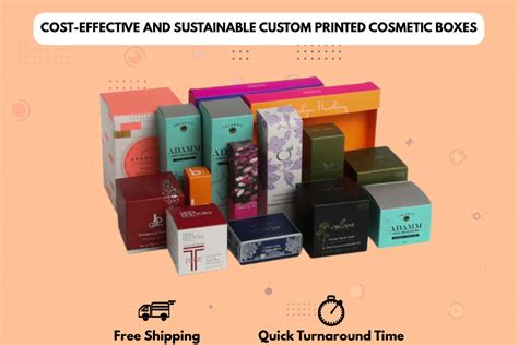 Cost Effective And Sustainable Custom Printed Cosmetic Boxes Custom