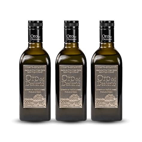 aceite oliva virgen extra ecológico oro del desierto coupage