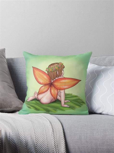 Pixie Throw Pillow By Fairyworks Throw Pillows Pillows Design