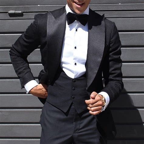 Groominspiration On Instagram “this Three Piece Tuxedo With The Bold
