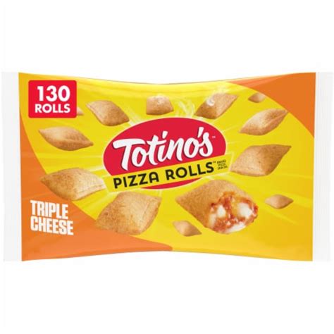 Totinos Pizza Rolls Triple Cheese Flavored Frozen Snacks 130 Ct 0
