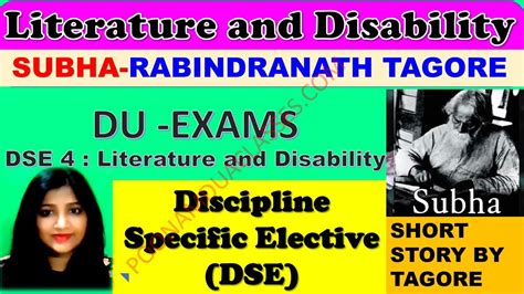 Subha Rabindranath Tagore Discipline Specific Elective Dse 4