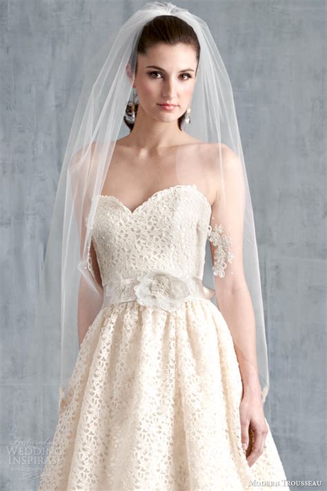Modern Trousseau Spring 2015 Wedding Dresses Wedding Inspirasi