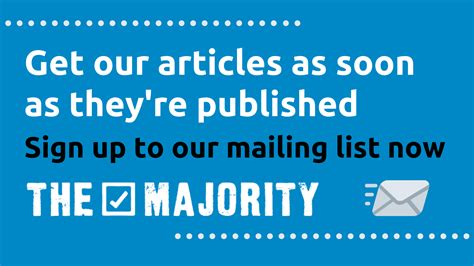 Newsletter Signup The Majority