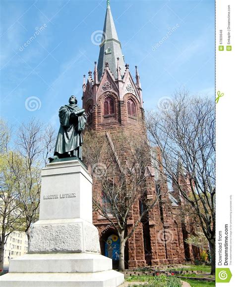 Washington Martin Luther Statue And Church 2010 Stock Photo Image Of