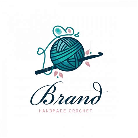 Crochet Logo Yarn Logo Craft Logo Boutique Logo Business Branding
