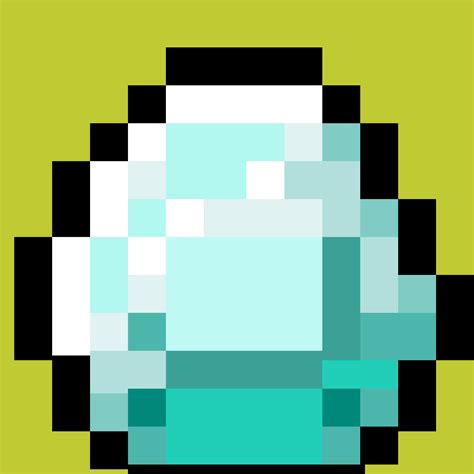 Diamond Pixel Art Minecraft