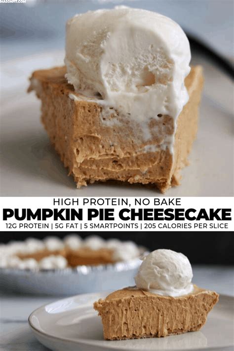 Apr 10, 2021 · how to make a raspberry no bake cheesecake make the no bake cheesecake filling. No Bake Pumpkin Pie Protein Cheesecake - Kinda Healthy Recipes