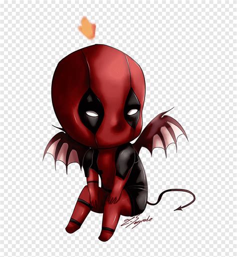 Deadpool Homem Aranha Chibi Desenho Anime demônio Personagem fictício