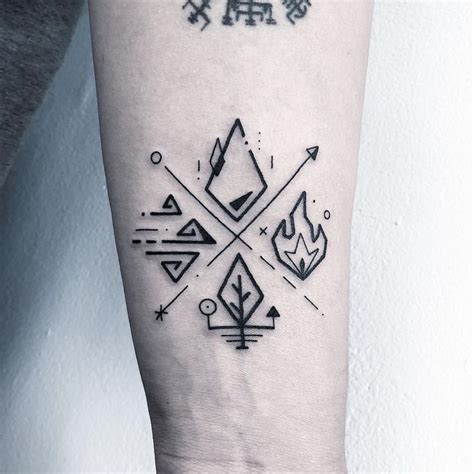 ️four Element ️ Done In London Nrstudio Tatoo Picture Ah