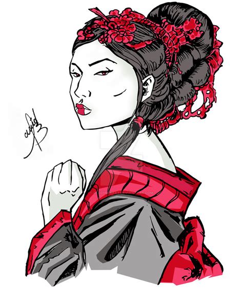 Geisha By Decomicsart On Deviantart