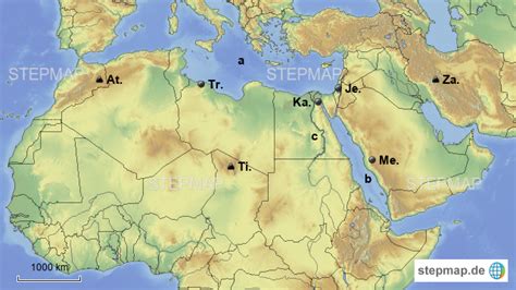 Stepmap Der Orient Landkarte Für Afrika