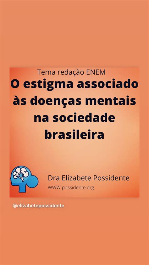 Redação O Estigma Associado às Doenças Mentais Na Sociedade Brasileira