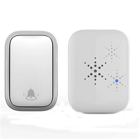 Wireless Doorbell No Battery Required Waterproof Self Powered Smart