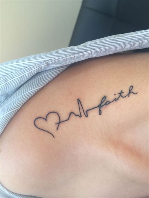 Shoulder Faith Hope Love Tattoo Designs Best Tattoos For Women Great