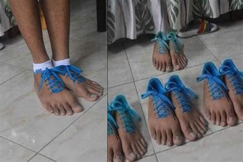 Reactions As Shoes Which Look Like Human Feet Surfaces Online Photos