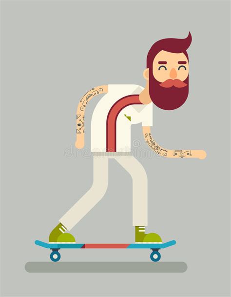 Set Of Skateboard Icon In Extreme Action Stock Vector Illustration Of Board Skate 55075090