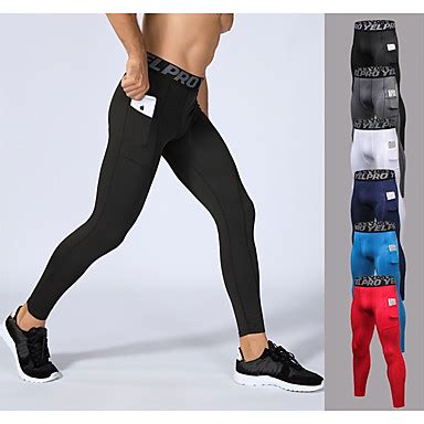 YUERLIAN Men S Running Tights Leggings Compression Pants Athletic Base