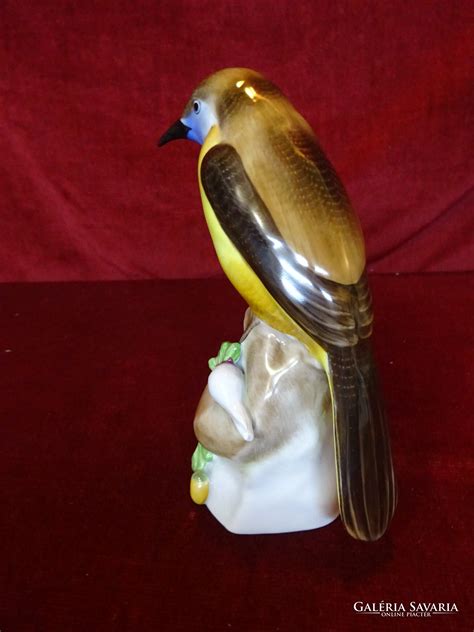 Herendi porcelán madár figurális szobor 16 5 cm magas jelzése 5067