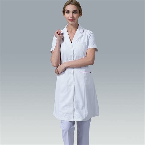 Custom Women White Hospital Medical Uniform Nurse Uniform Dress China