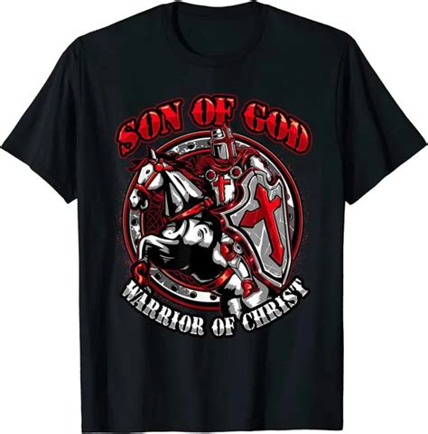 New Limited Knights Templar Son Of God Warrior Of Christ T Shirt 2349