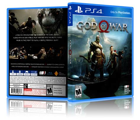 God Of War Replacement Ps4 Cover And Case No Game Ebay
